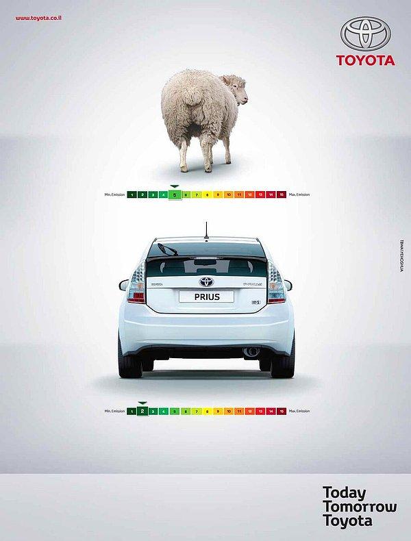 17. Toyota Elektrikli Araba karbom emisyonu reklamı