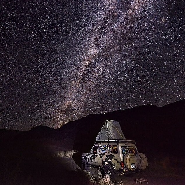 25. Samanyolu, Namib Çölü, Afrika
