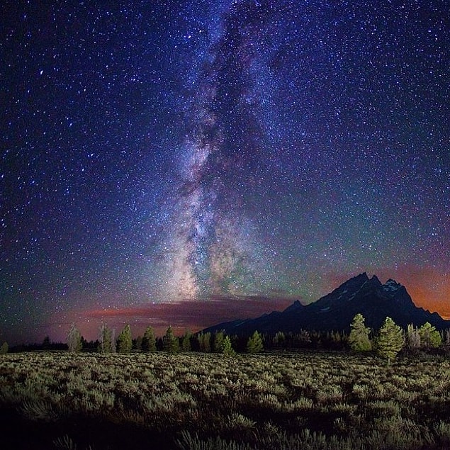 58. Teton Range, Grand Teton Ulusal Parkı, Wyoming, ABD