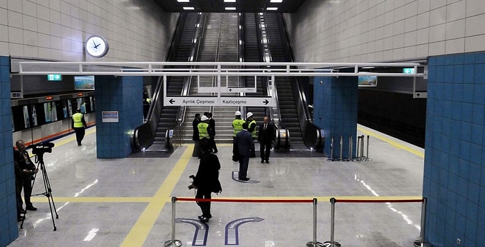 Marmaray İstasyonundaki Lekelerin Nedeni Su Sızıntısı mı, Kimyasal mı?