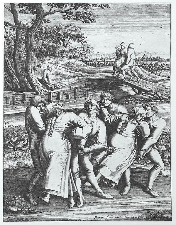 8. 1518 yılında Strasbourg'da "dans salgını" bir çok can aldı.
