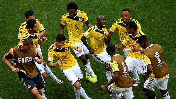 12. Kolombiyalıların Gol Sevinçleri