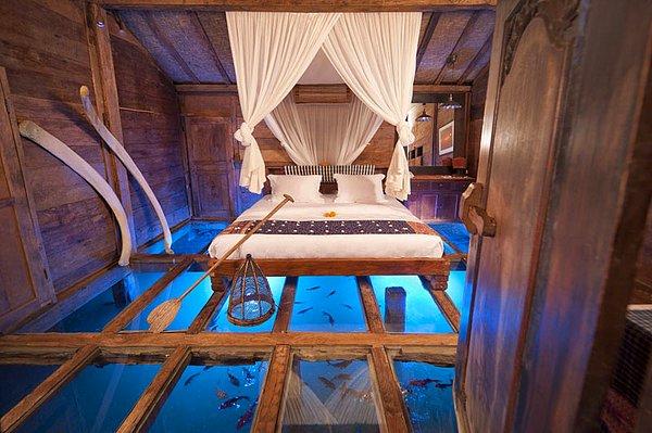 42. Camdan yatak odası , Bali