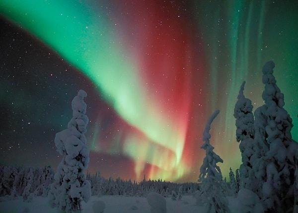 9. Kuzey ışıkları , Finlandiya