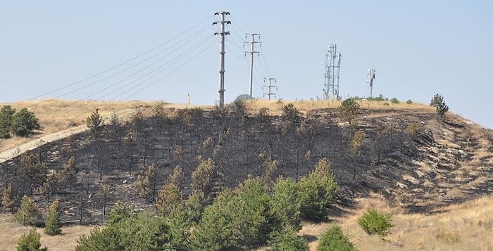 Gölbaşı'nda Şüpheli Yangın