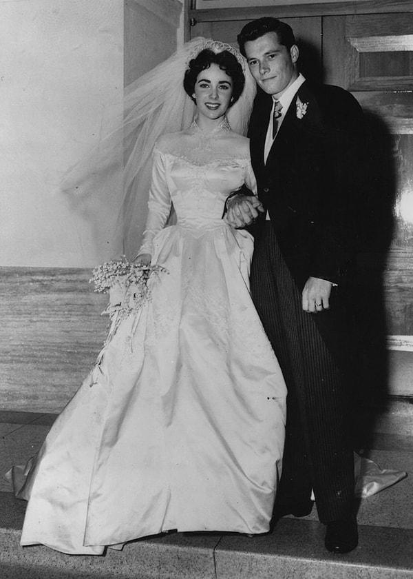 3. Elizabeth Taylor ve Conrad Hilton, 1950