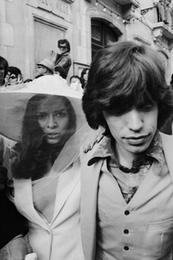 16. Mick Jagger ve Bianca Jagger, 1971