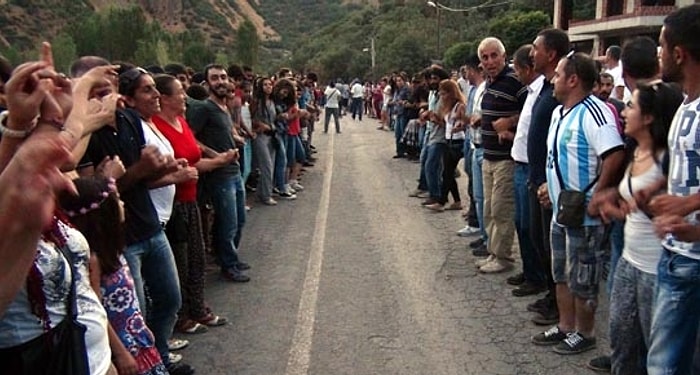 Munzur'da HES'lere Karşı 5 Kilometrelik Halay