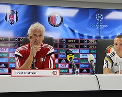 Feyenoord Teknik Direktörü Rutten Maç Öncesi Basın Toplantısı Düzenledi