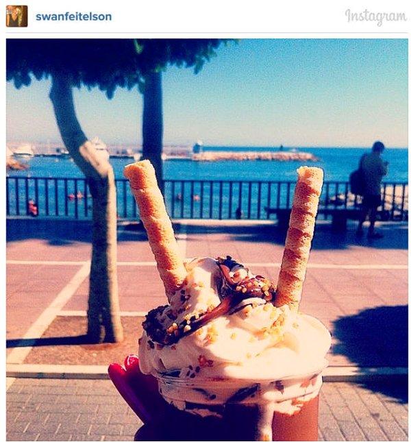 16. Instagram'a göre dondurma keyfi