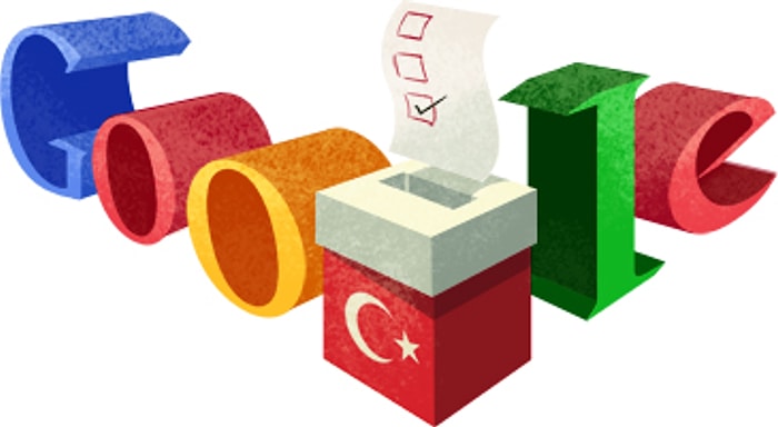 2014 Türkiye Cumhurbaşkanlığı Seçimi Google'da Doodle Oldu