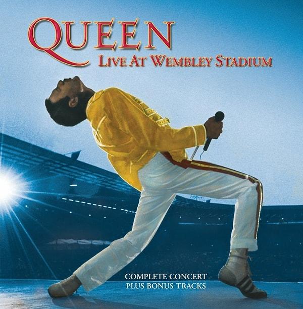 15. 11-12 Temmuz 1986 Queen Wembley konser kaydı 'Live at Wembley' tüm zamanların en başarılı ve en fazla satmış konser kaydıdır.