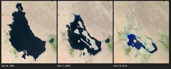 8) Göl değişikliği - Irak
