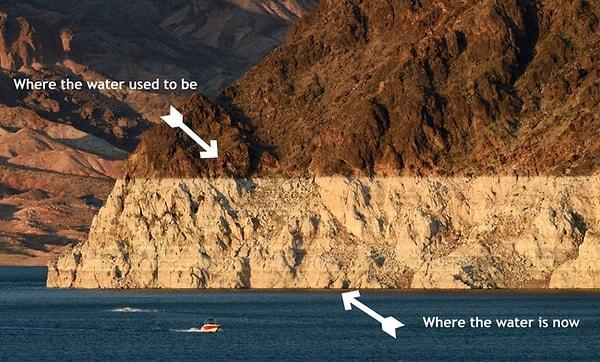10) Göl değişikliği - Meade Gölü - Nevada