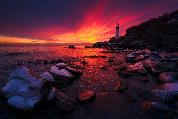 21. Portland Deniz Feneri, Maine, ABD