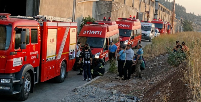 Kahramanmaraş'ta Metal Fabrikasında Patlama Meydana Geldi