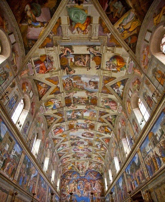 Michelangelo - Sistine Şapeli Duvar Resimleri ( İlk Sansür)