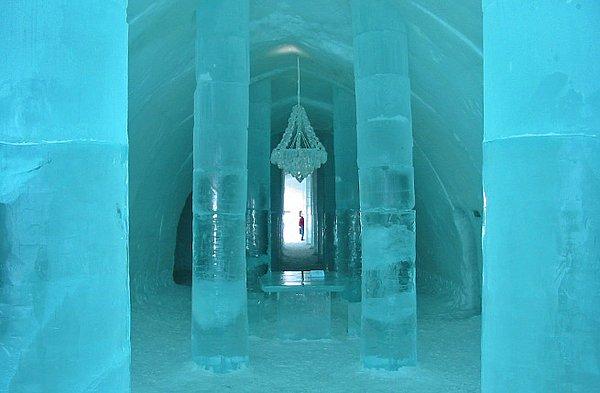 İsveç'teki buz hoteli