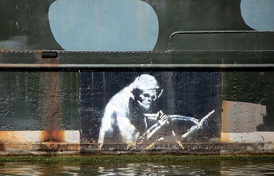 Banksy'nin Ölüm Meleği Müzede