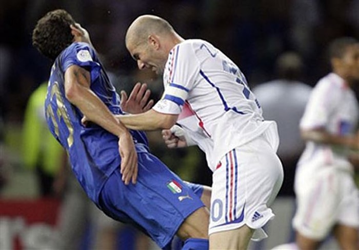 Materazzi, Zidane'a Meydan Okudu