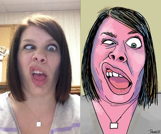 Yapılan Resimleri Yeniden Canlandırmaya Çalışmış 9 Kişi