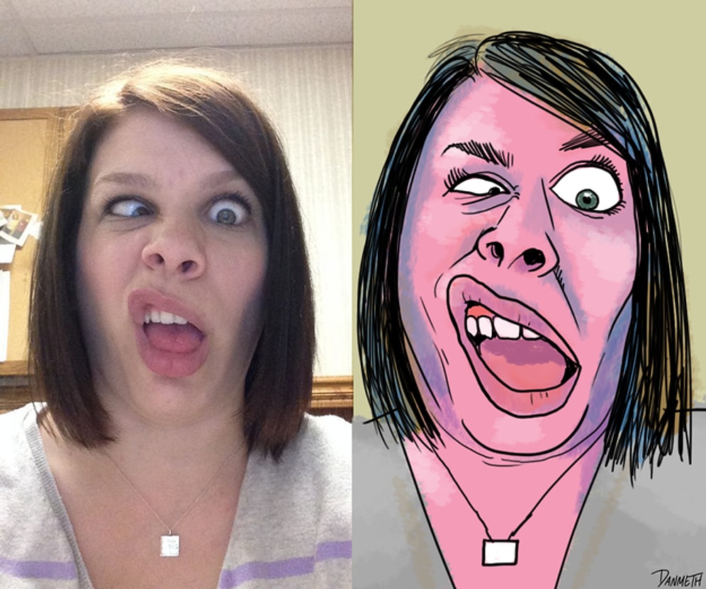 Yapılan Resimleri Yeniden Canlandırmaya Çalışmış 9 Kişi