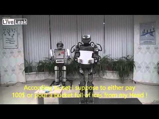 Türk Robotun Ice Bucket Challenge Meydan Okuması