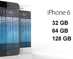 iPhone 6'da Sıra 128 GB'da