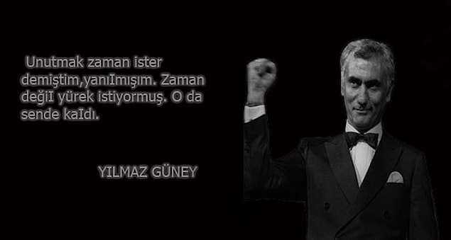 12. Yurt dışına kaçtıktan sonra Fransa'da Duvar filmini çekti. Güney'in, 1976 yılında Ankara Merkez Kapalı Ceza ve Tutukevi'nde tanıklık ettiği, çocuklar koğuşunda çıkan ve tüm cezaevine yayılan bir isyanın sinemaya aktarıldığı Duvar onun son filmi olmuştur.