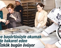 Köşk'e veda resepsiyonunda gazetecilere açıklama yapan ve "3. İntifadayı ben başlatacağım" diyen Hayrünnisa Gül'e en büyük övgü Ertuğrul Özkök'ten geldi.