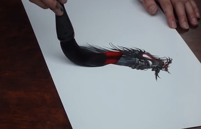 Tek Fırça Darbesiyle Ejderha Çizmek
