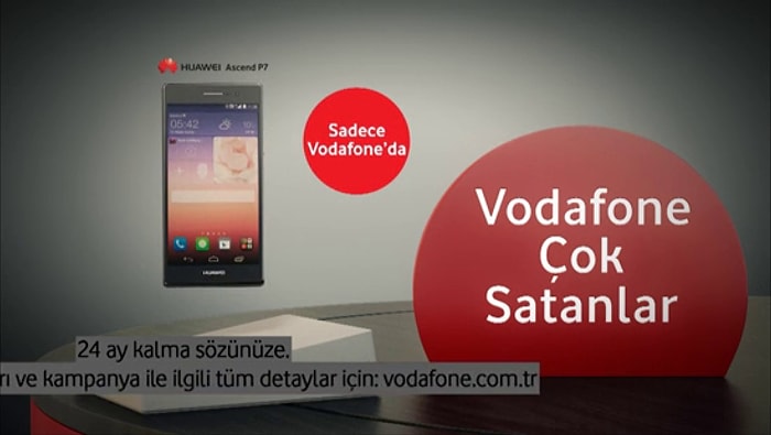 Huawei Ascend P7 Sadece Vodafone’da