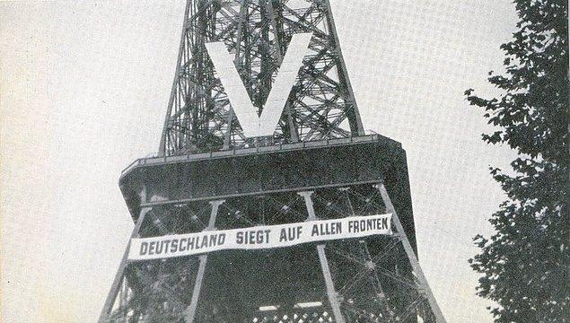 36. Nazi işgali sırasında Eyfel Kulesi, 1940