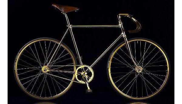 4. Aurumania Crystal Edition Gold Bike