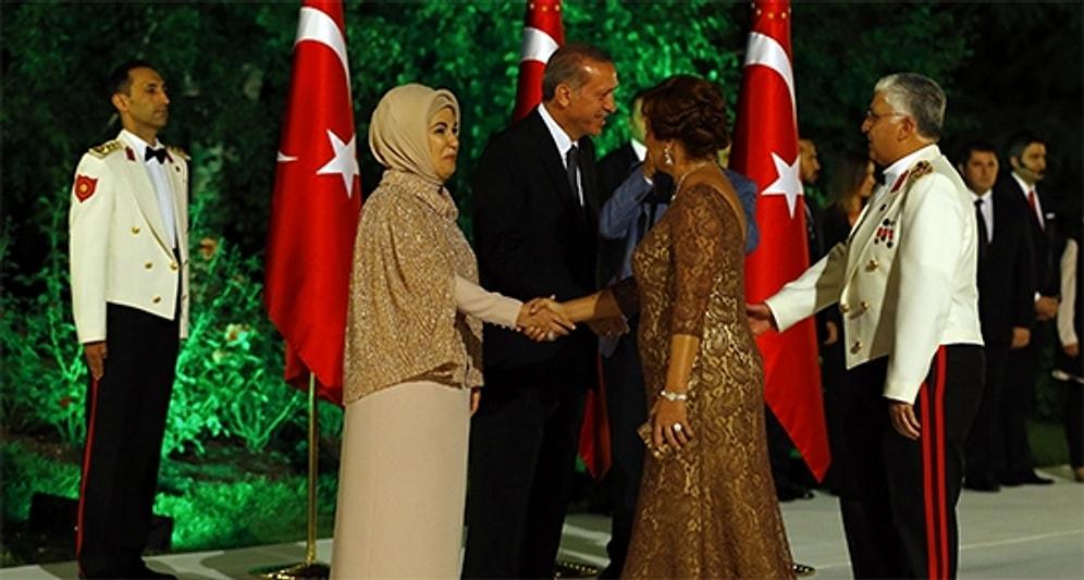 Cumhurbaşkanı Erdoğan'dan Köşk'te Resepsiyon