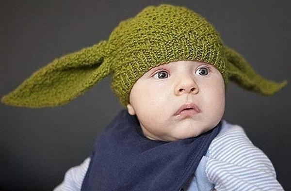 1. Bebekler için Master Yoda kulağı
