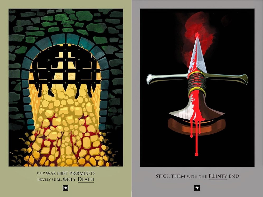 Game of Thrones'taki En Unutulmaz Ölümleri Sergileyen 30 Şahane İllüstrasyon