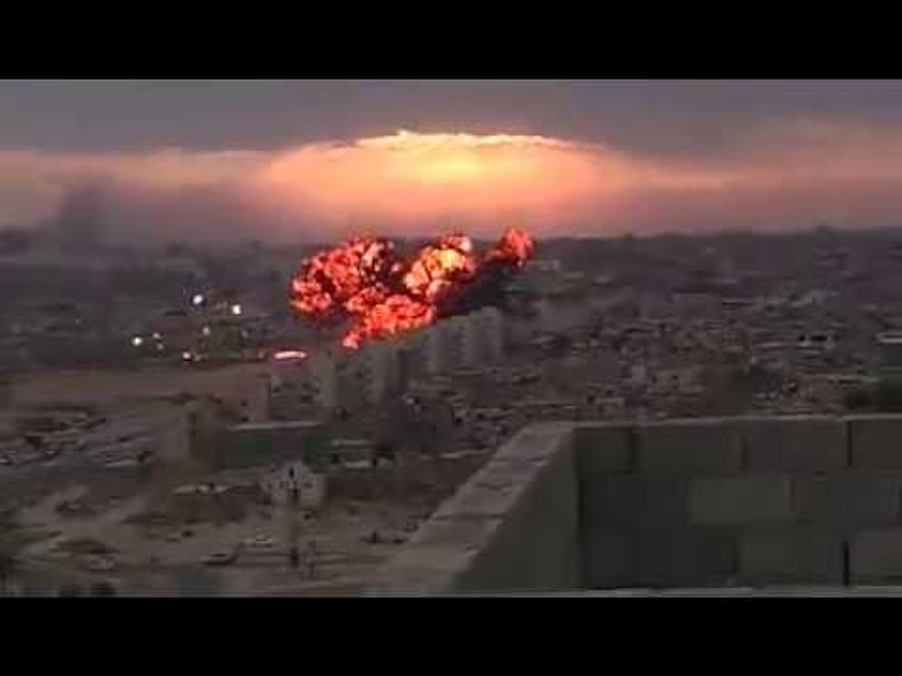 Libyanın Tobruk Kentine Düşen Jet Uçağı
