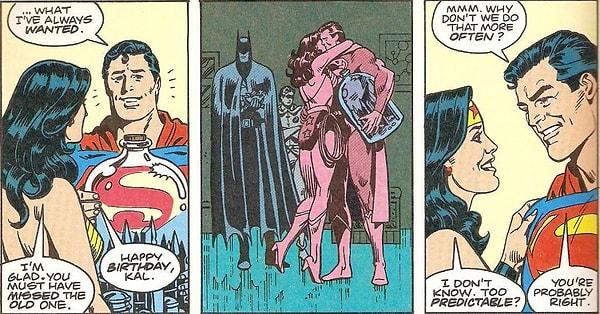 7. Wonder Woman ile bir türlü birlikte olamadı