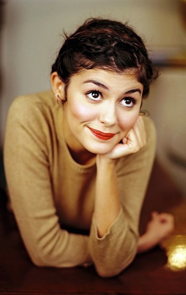 15. Amelie'yi oynayan Audrey Tautou'nun kendi has, duru güzelliği...