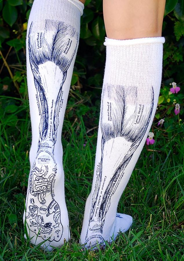Özellikle Kadınların Dikkatini Çekebilecek 13 Marjinal Çorap Modeli