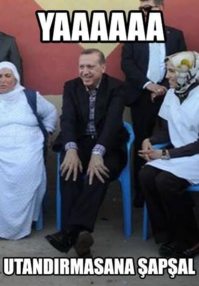 4. Bu bakışlara Erdoğan da kayıtsız kalamıyordu haliyle.
