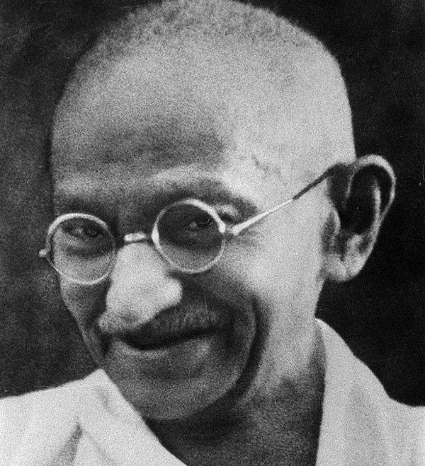 1. Mahatma Gandhi.