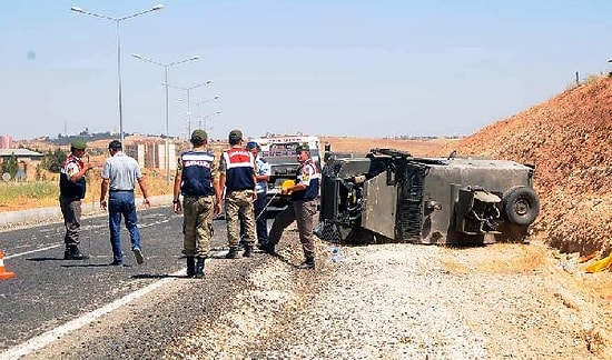 Askeri Araç Takla Attı: 7 Asker Yaralı