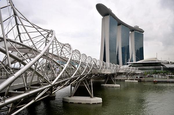 3. Helix Köprüsü, Singapur