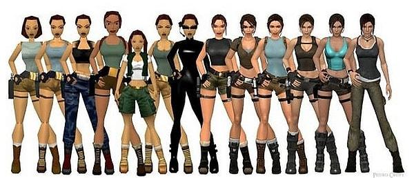 10. Lara Croft (1996-2013)