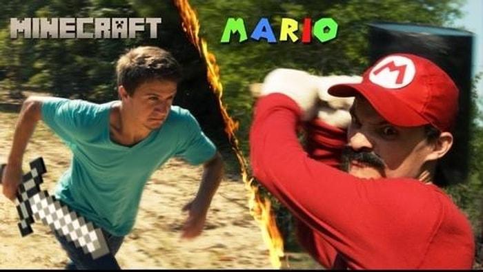 Mario vs Minecraft