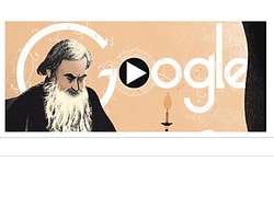 Google'dan Tolstoy'a Özel Doodle