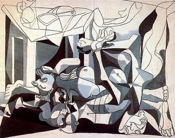 8. Pablo Picasso, parasızlık çektiği gençlik günlerinde yaptığı resimleri yakarak ısınırdı.