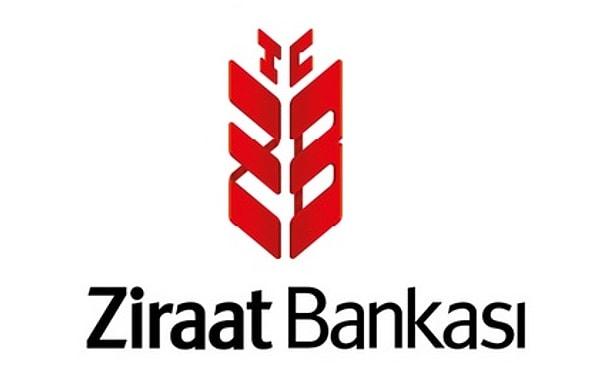 12. Ziraat Bankası'nın logosu Z ve B harflerinden oluşmaktadır. Ve üzerinde TC yazılıdır.